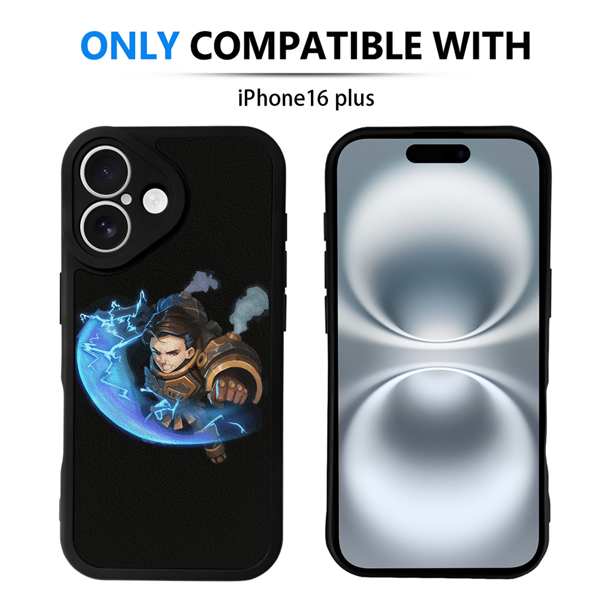 リーグ・オブ・レジェンド League of Legends LOL 【iPhone 16シリーズ対応】シリコンスマホケース（レザー調） 材質：シリコン